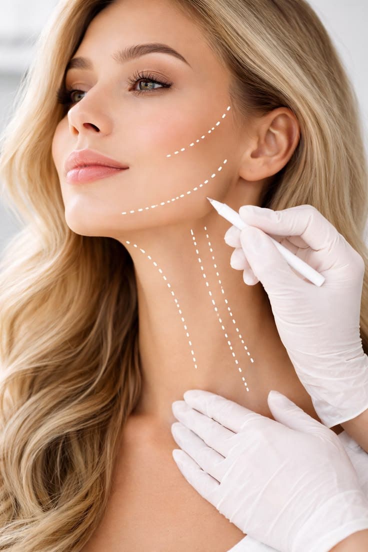 Preenchimento facial com ácido hialurónico